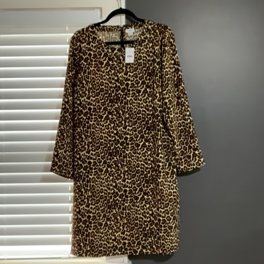 J. Crew Leopard Dress NWT